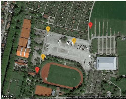 Beispiel Ansicht bei Google Maps