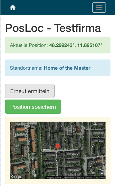 Position in Datenbank gefunden